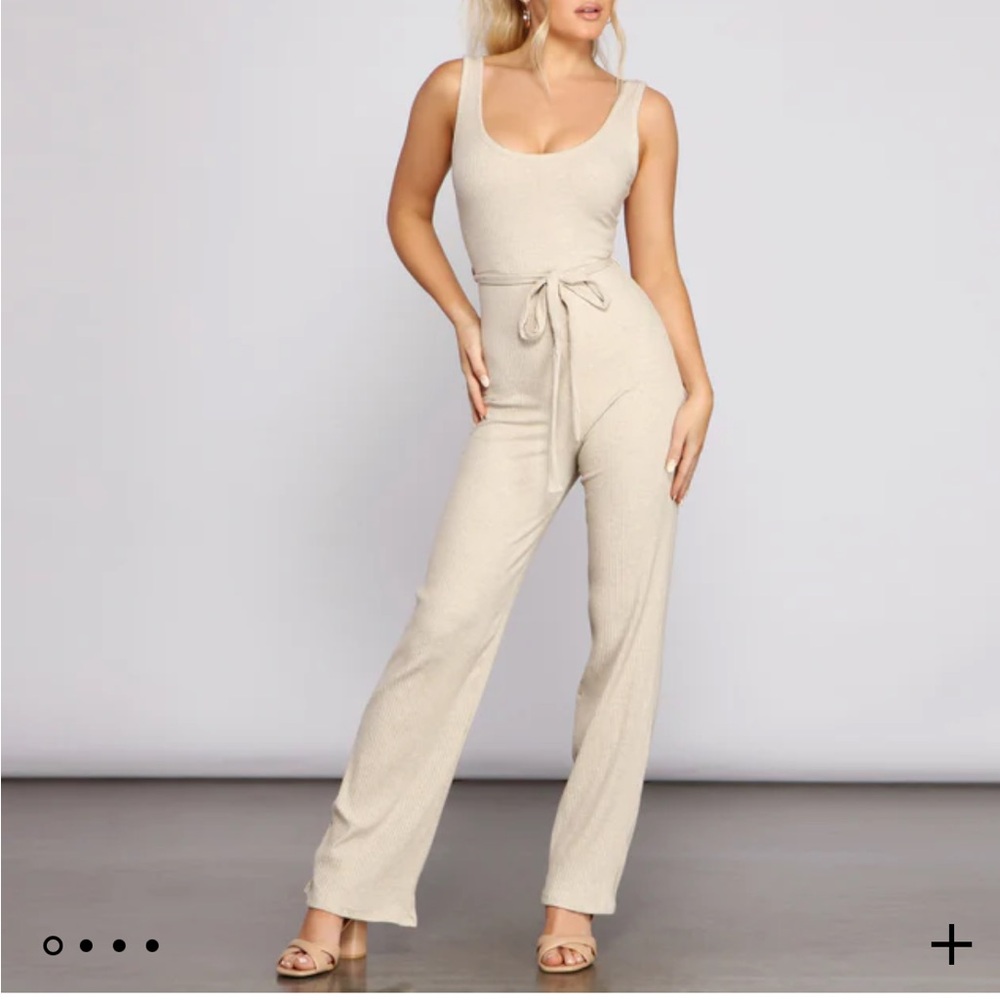 Tie Waist Jumpsuit